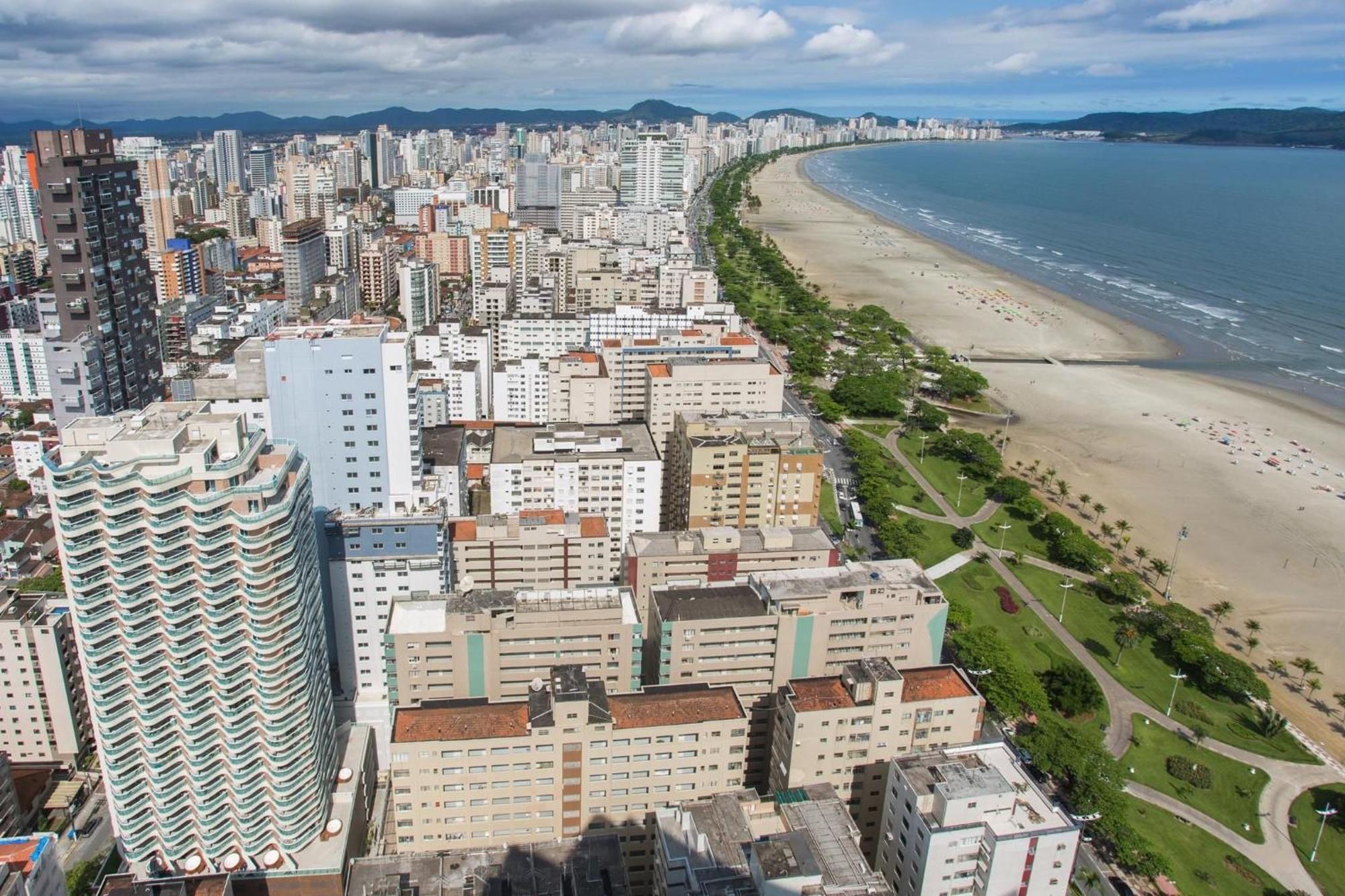 Residencial Estanconfor Com Vista Mar 2 Ac E Garagem Lägenhet Santos  Exteriör bild