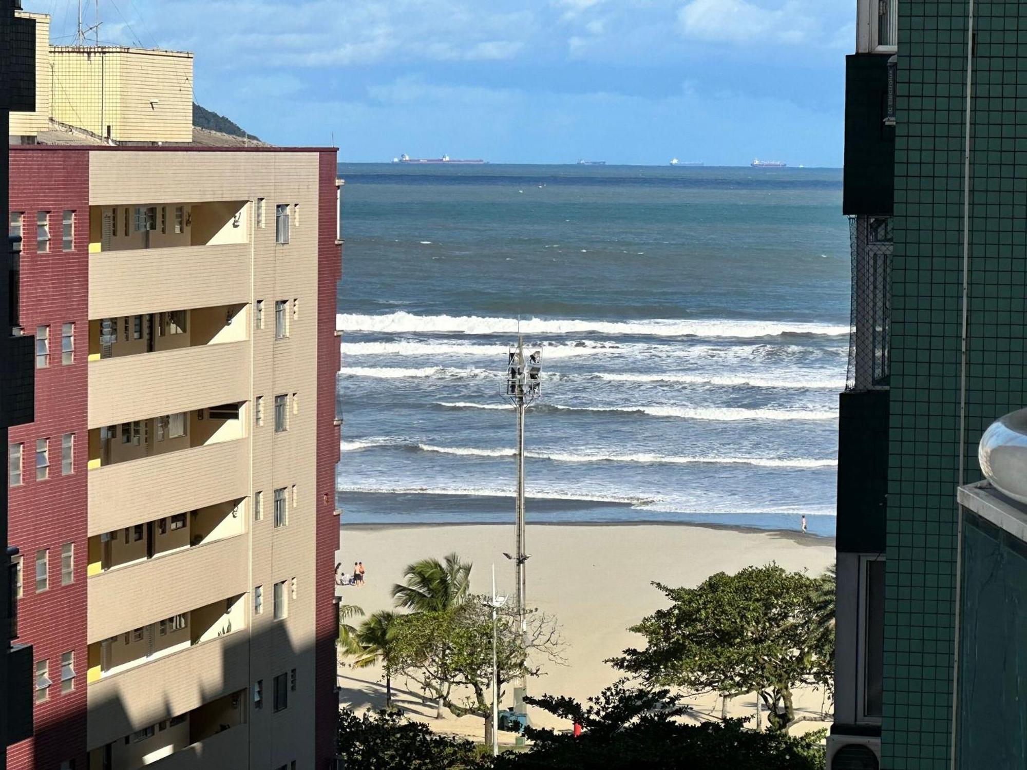 Residencial Estanconfor Com Vista Mar 2 Ac E Garagem Lägenhet Santos  Exteriör bild